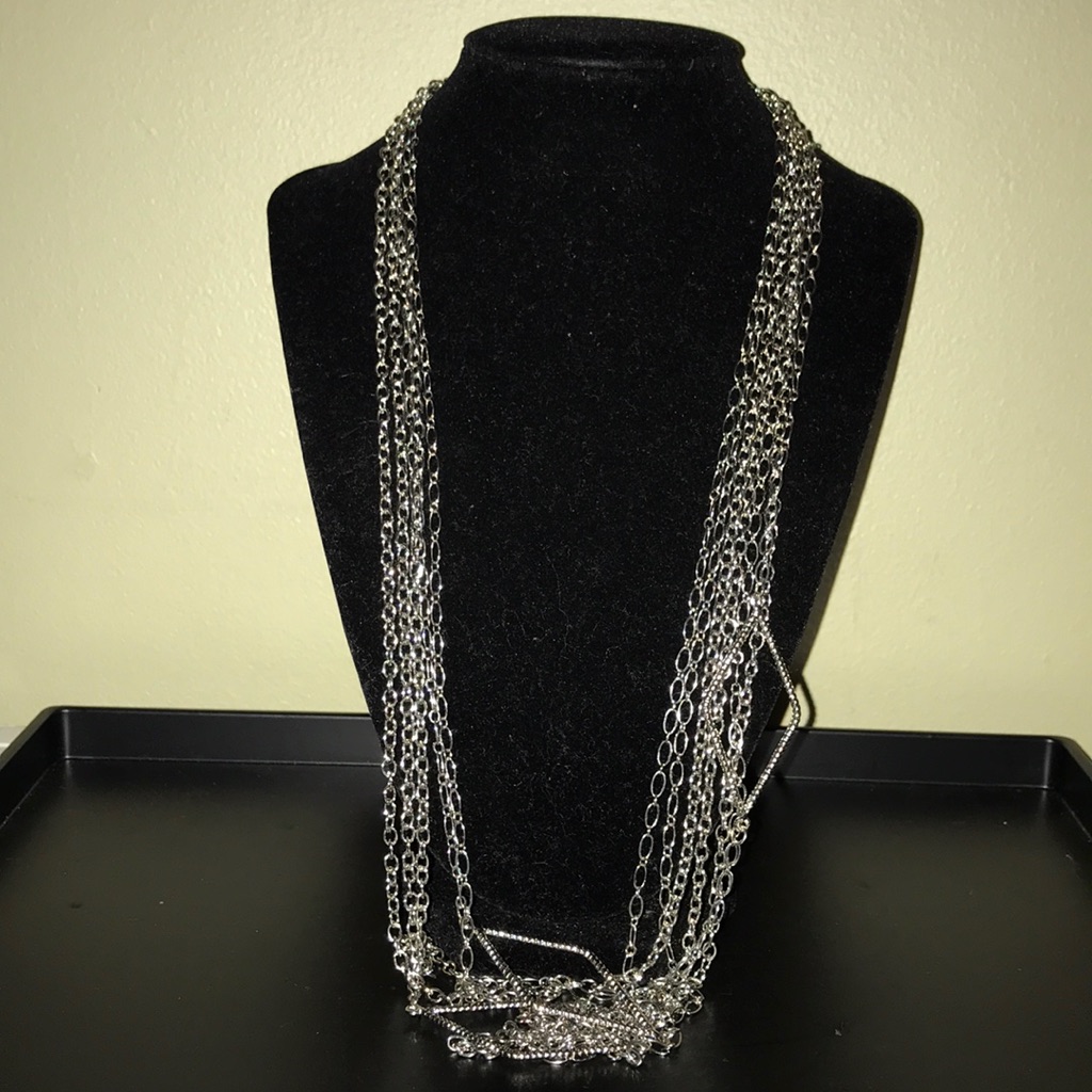 Jennifer Lopez Long 5 Strand Necklace 17$